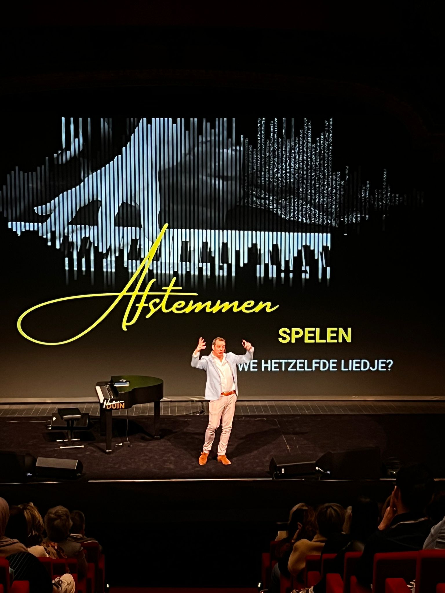 nicolaas duin sprker muzikaal dagvoorzitter afstemmen